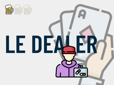 Le Dealer jeu d'alcool avec cartes